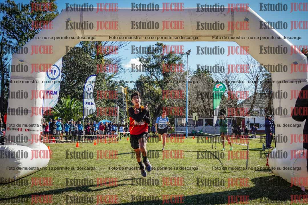 Fotos de la llegada del cross de 1500 m
