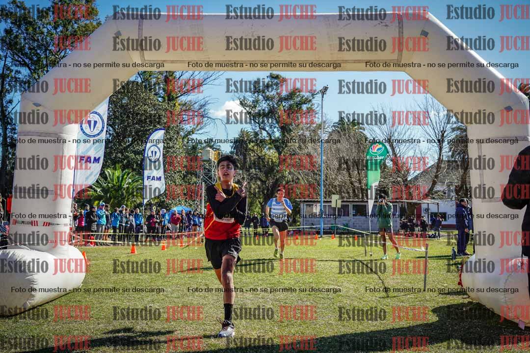 Fotos de la llegada del cross de 1500 m