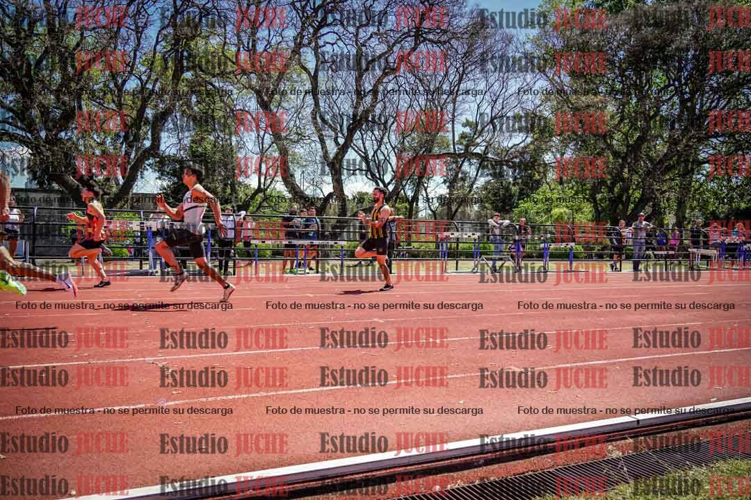 Fotos de los 100 m llanos de varones