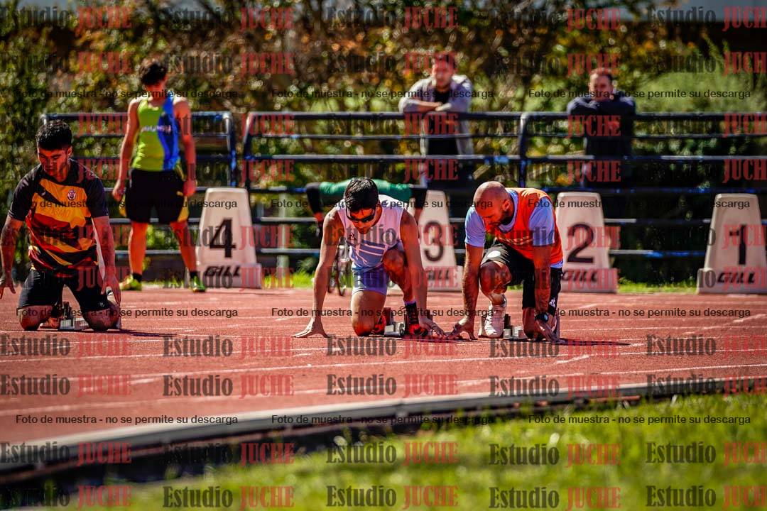 Fotos de los 100 m de varones