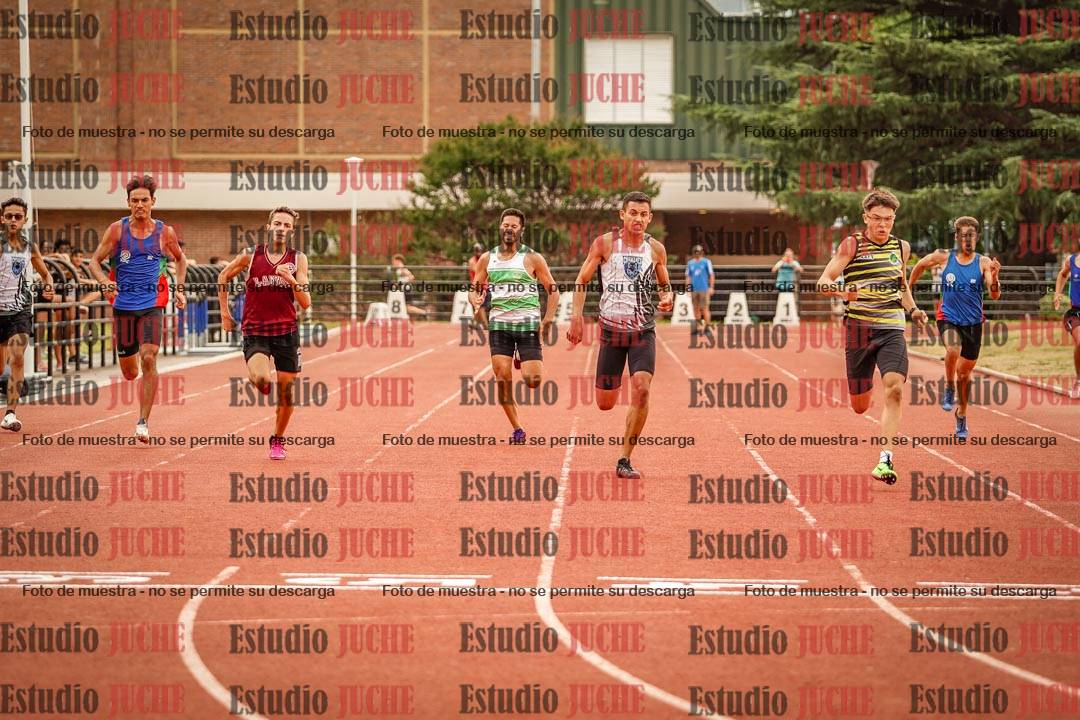 Fotos de los 200 m llanos de varones