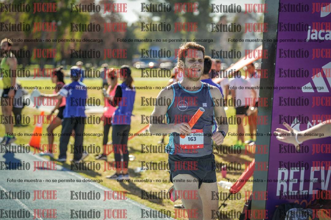 Fotos durante los relevos