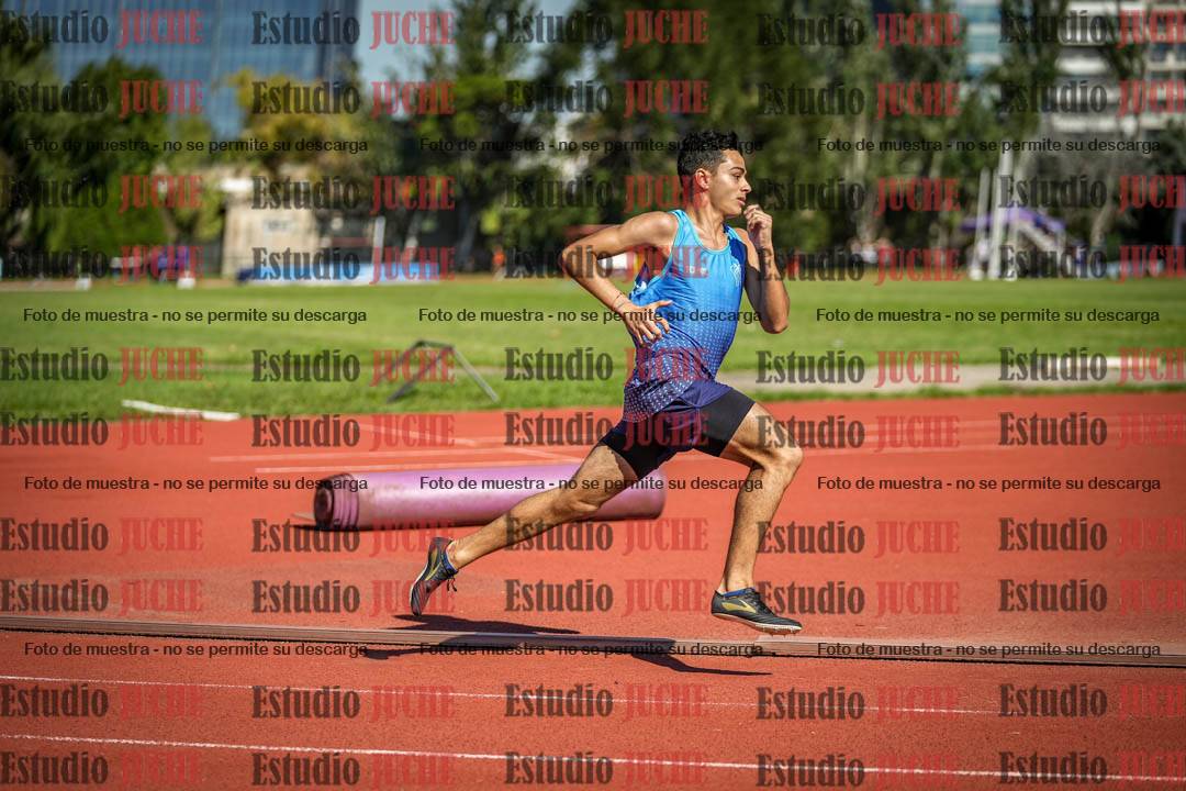 Fotos de los 200 m llanos de varones
