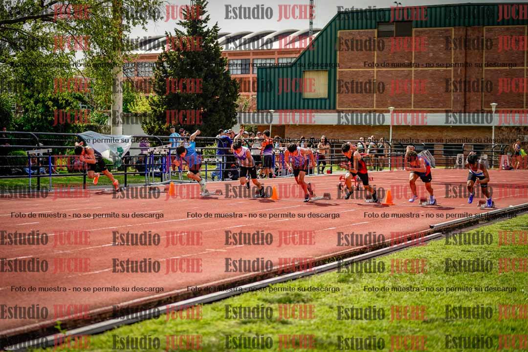 Fotos de los 80 m llanos de varones - FINAL