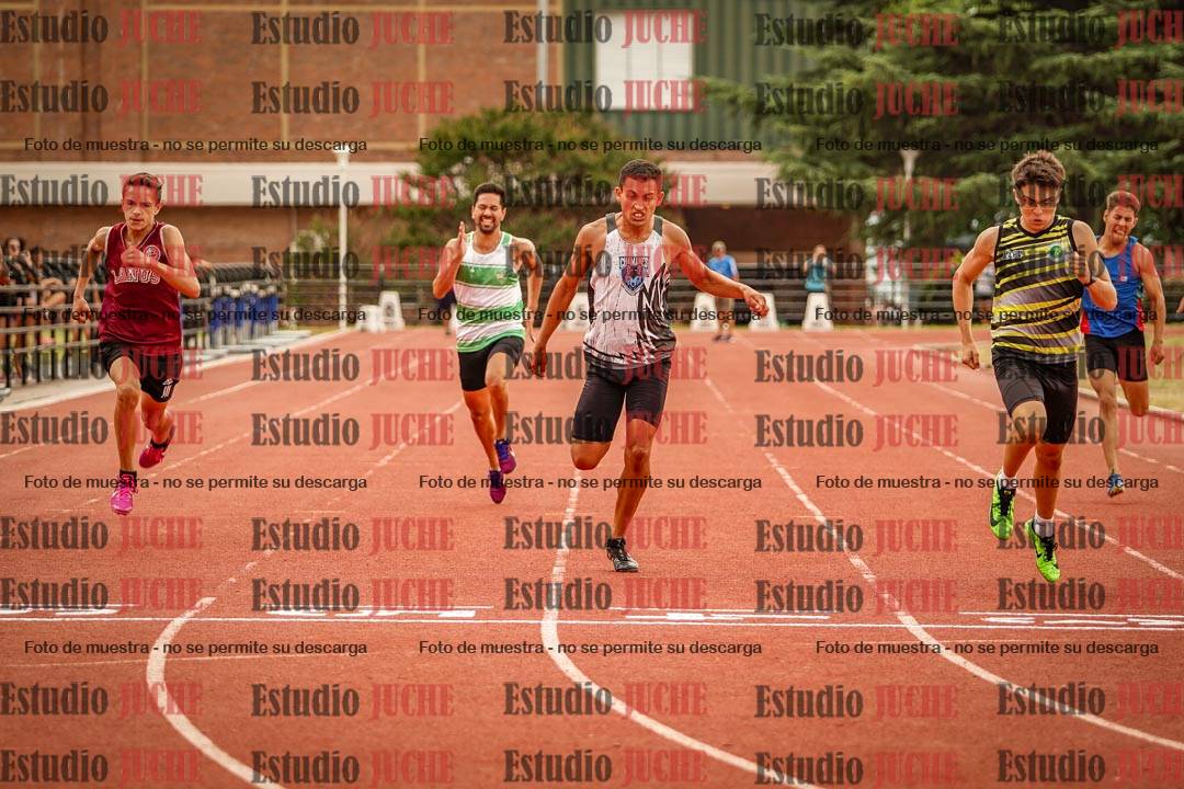 Fotos de los 200 m llanos de varones