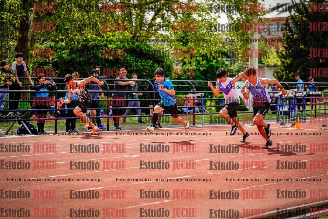 Fotos de los 80 m llanos de varones - FINAL
