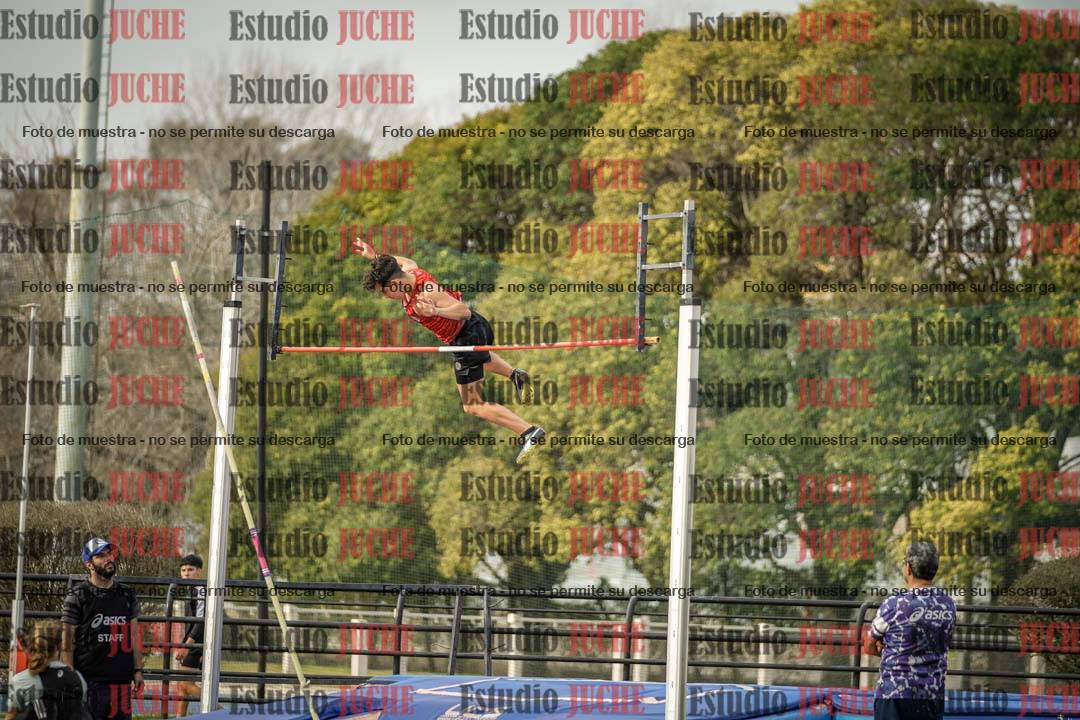 Fotos del salto con garrocha de varones
