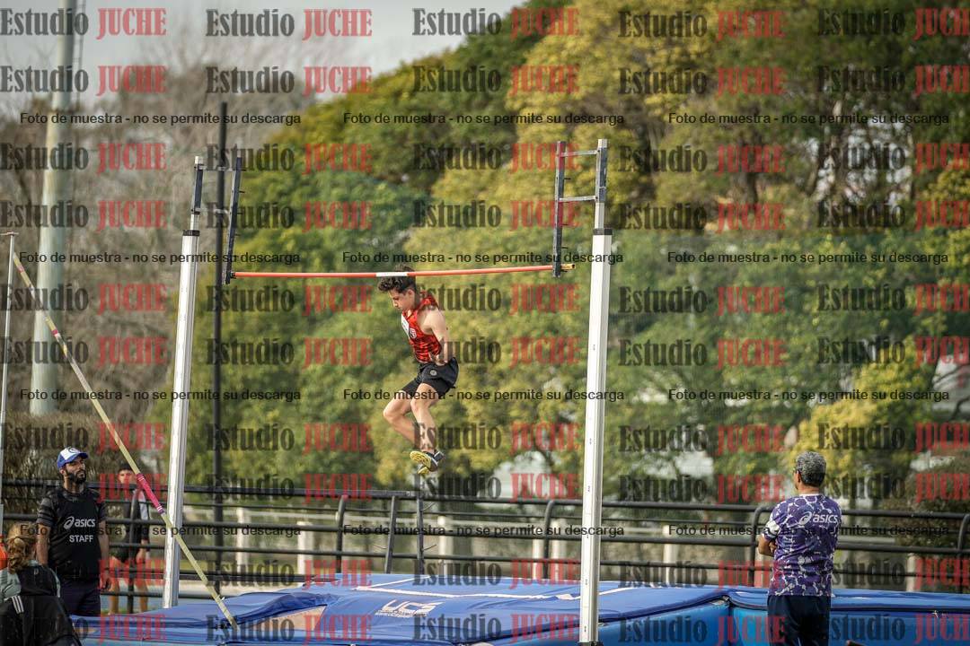 Fotos del salto con garrocha de varones