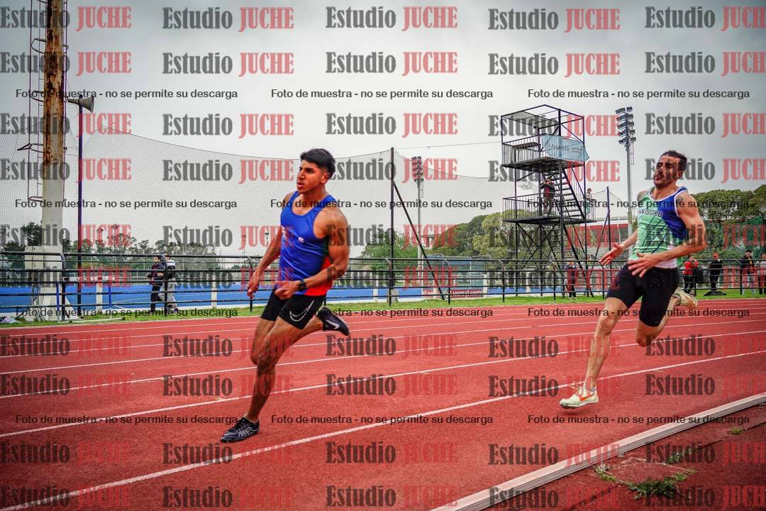 Fotos de los 200 m llanos de varones