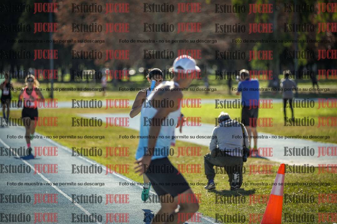 Fotos durante los relevos