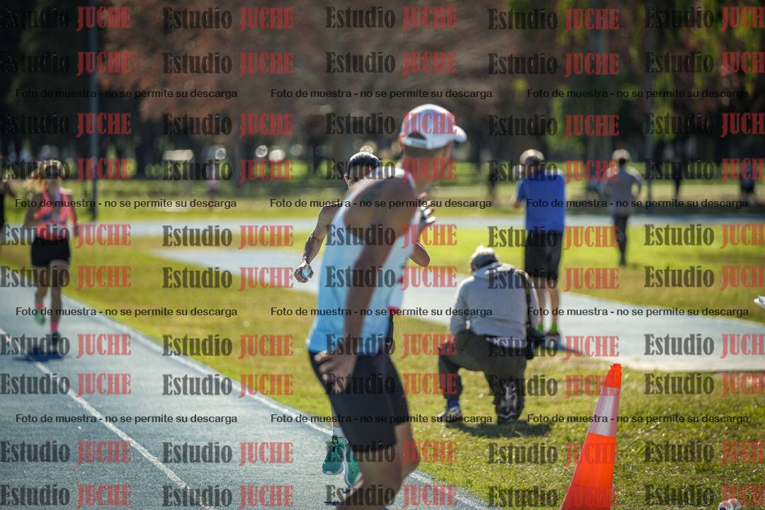 Fotos durante los relevos