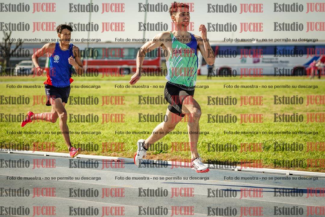 Fotos de los 400 m llanos de varones