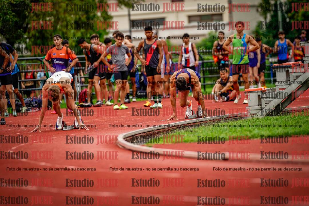 Fotos de los 200 m de varones
