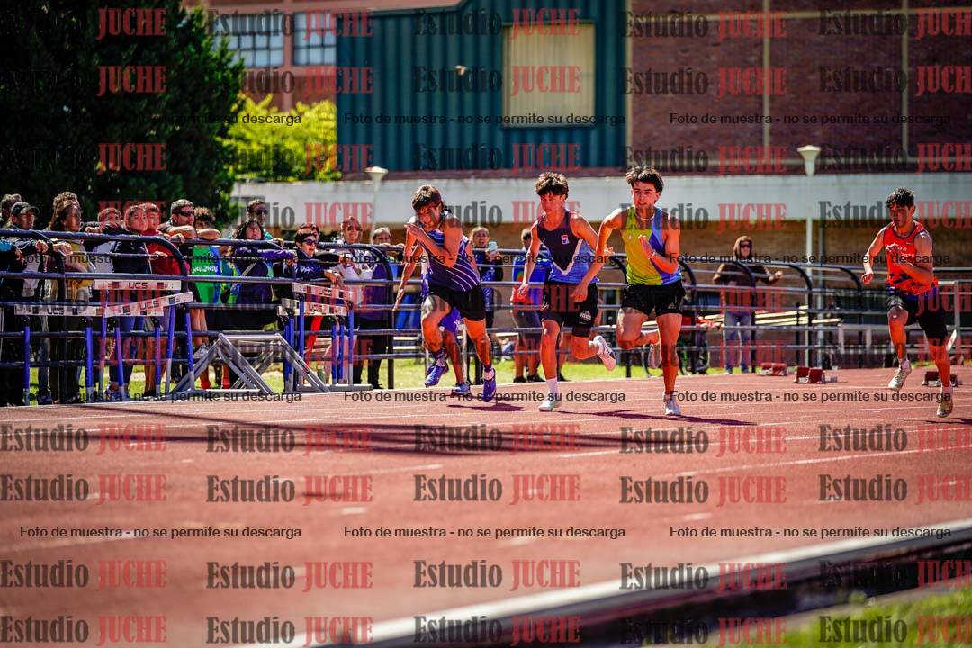 Fotos de los 100 m de varones