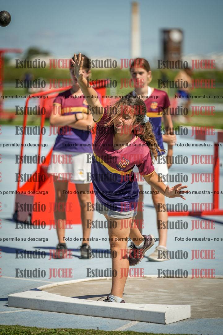 Fotos del lanzamiento de bala de mujeres - U14