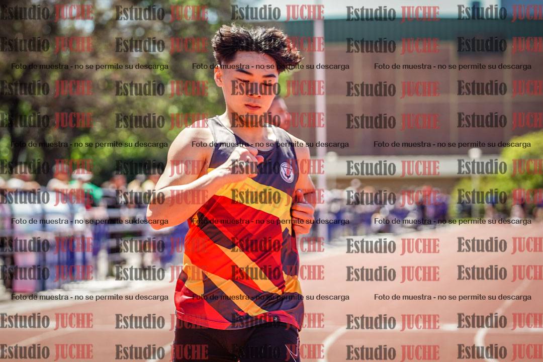 Fotos de los 100 m llanos de varones
