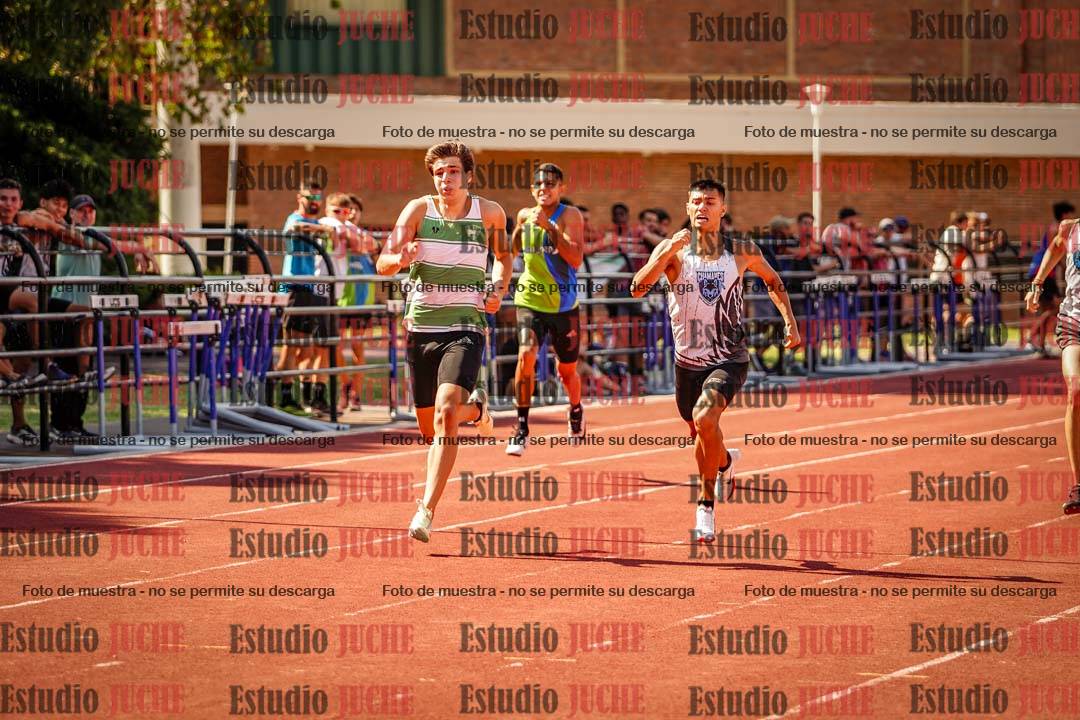 Fotos de los 400 m llanos de varones