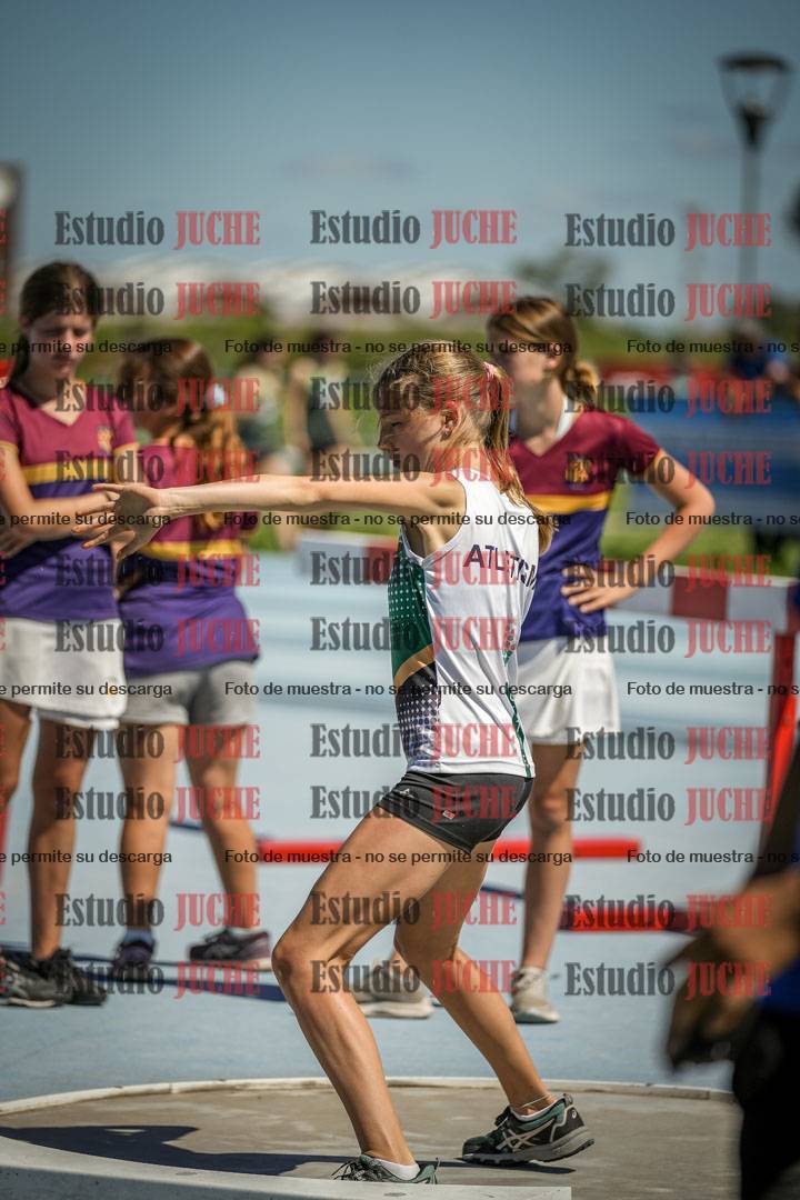 Fotos del lanzamiento de bala de mujeres - U14