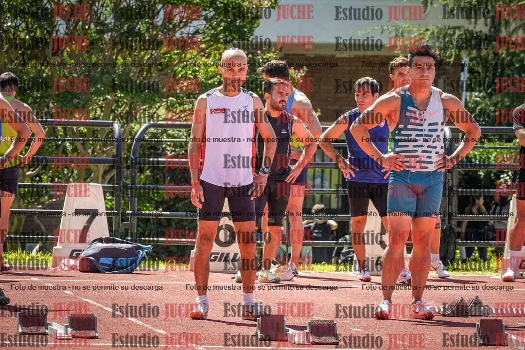 Fotos de los 100 m llanos de varones