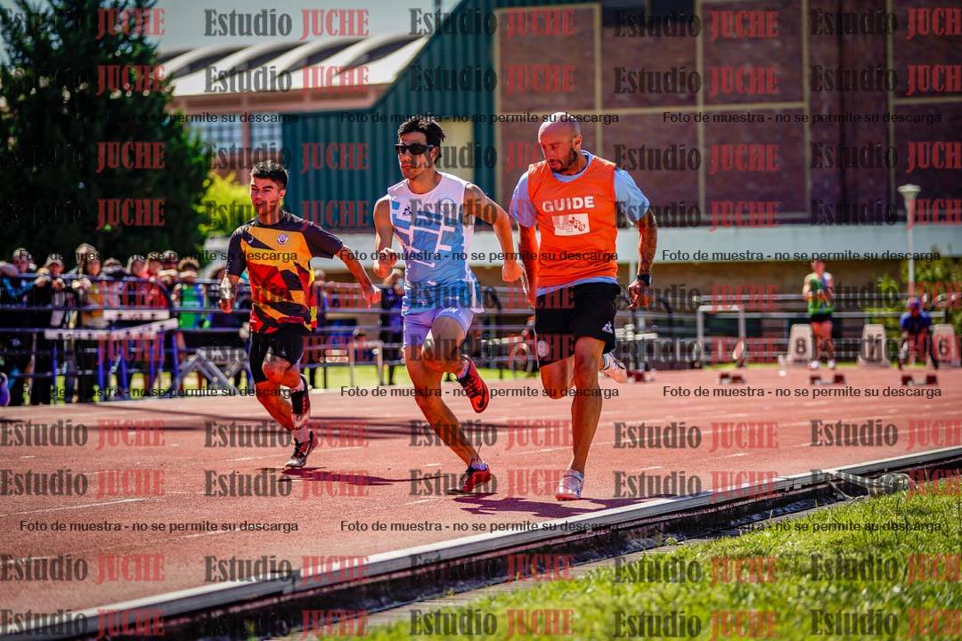 Fotos de los 100 m de varones