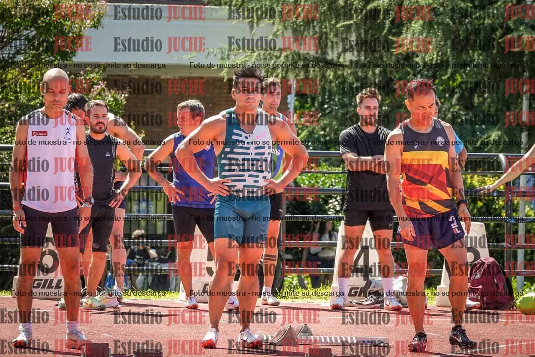 Fotos de los 100 m llanos de varones