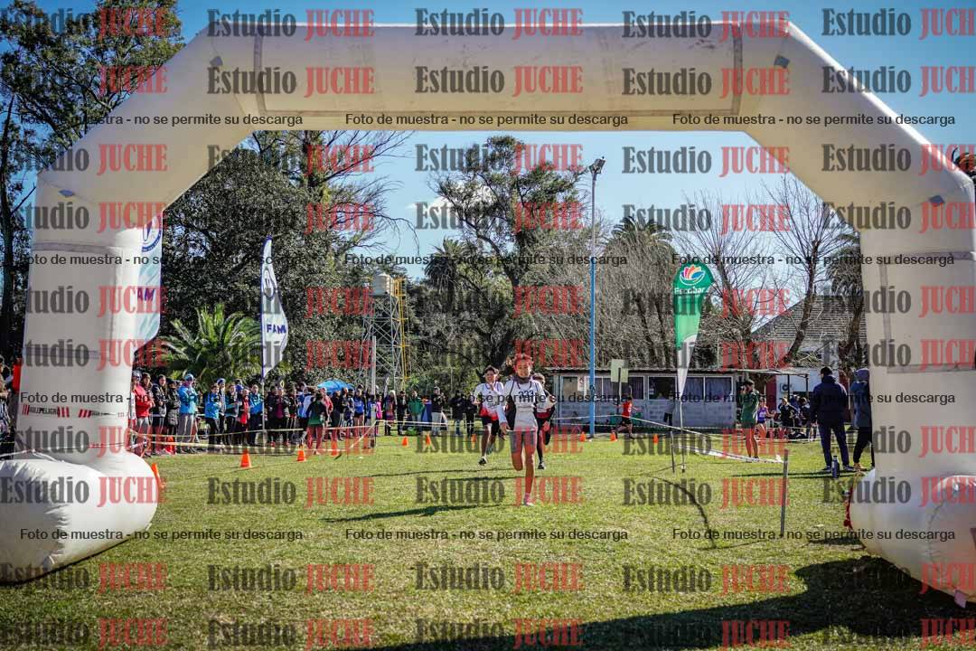 Fotos de la llegada del cross de 1500 m