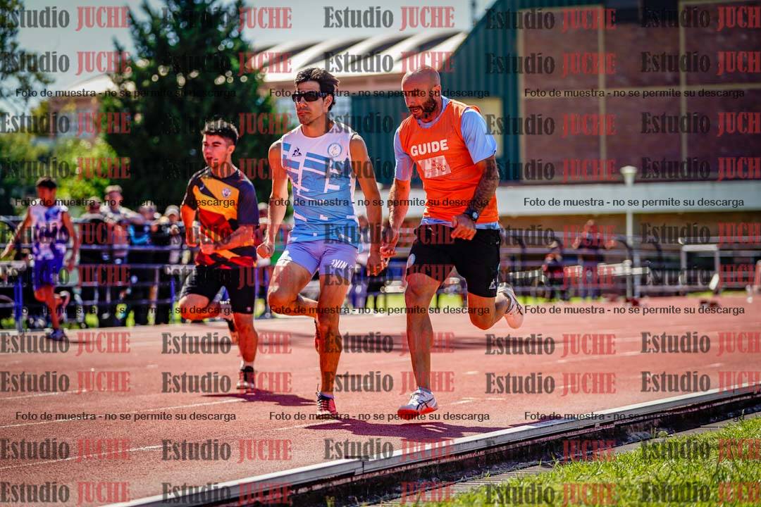 Fotos de los 100 m de varones