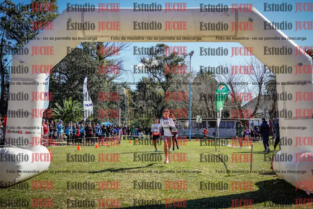 Fotos de la llegada del cross de 1500 m