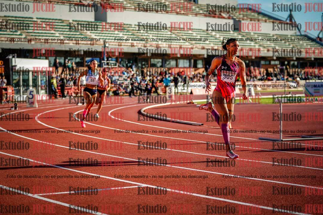 Fotos de los 400 m con vallas de mujeres - FINAL