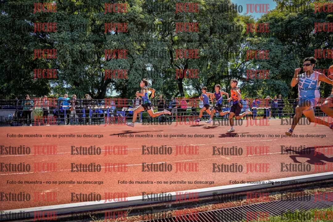 Fotos de los 100 m de varones