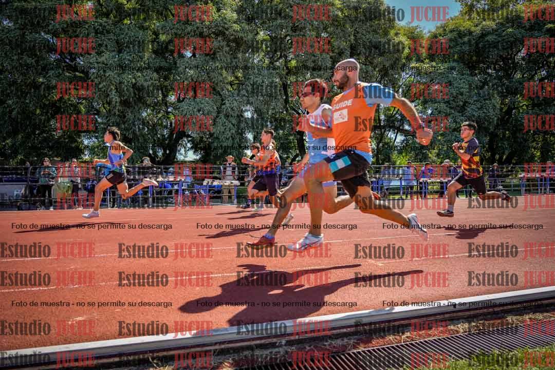 Fotos de los 100 m de varones