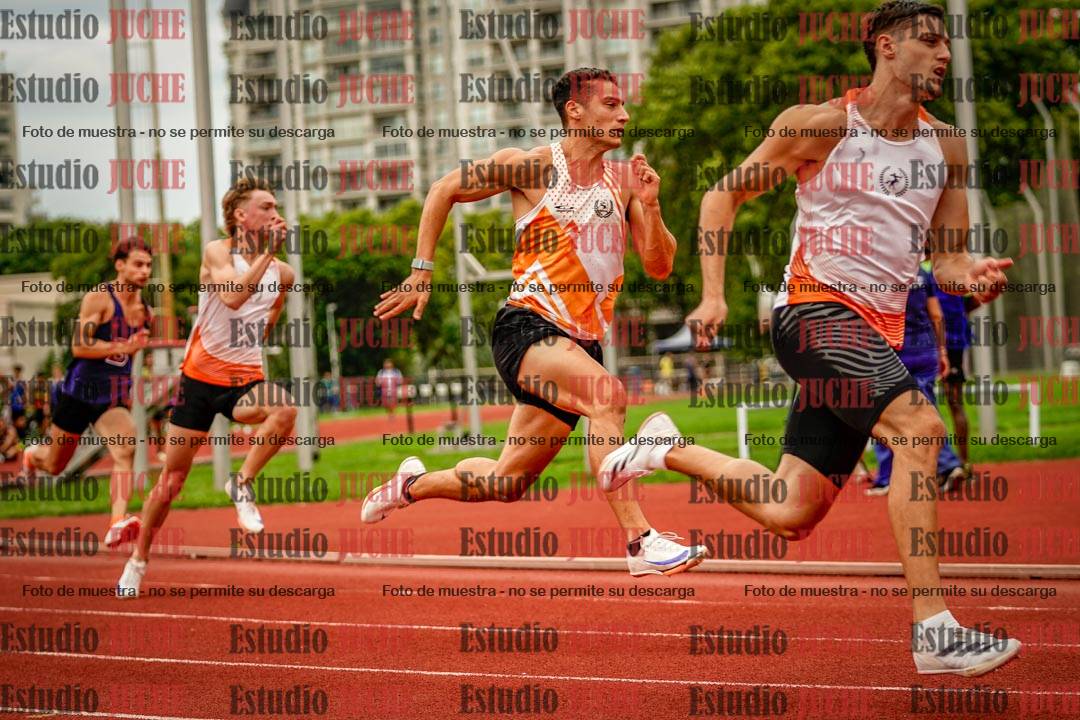 Fotos de los 200 m de varones