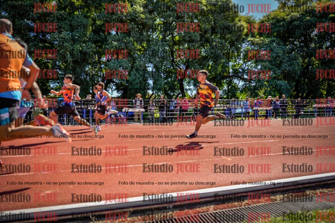 Fotos de los 100 m de varones