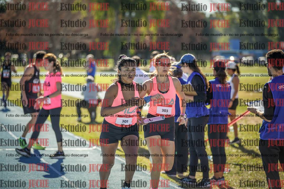 Fotos durante los relevos