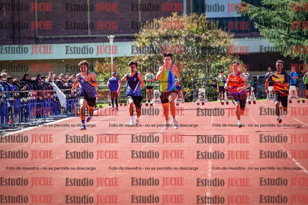 Fotos de los 100 m de varones
