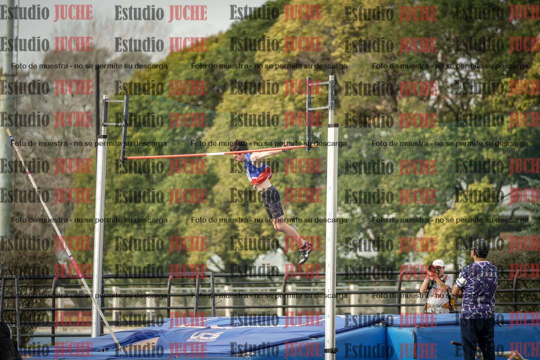 Fotos del salto con garrocha de varones