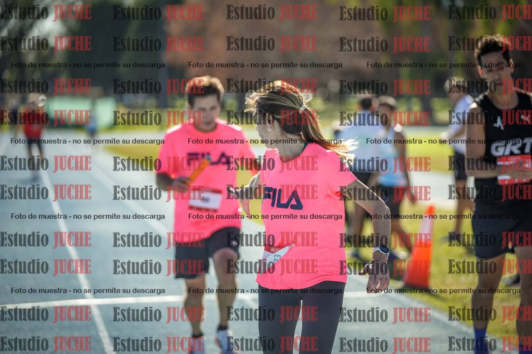 Fotos durante los relevos