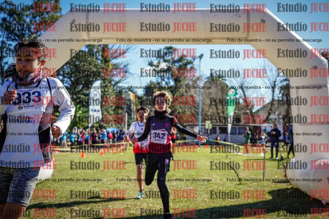 Fotos de la llegada del cross de 1500 m