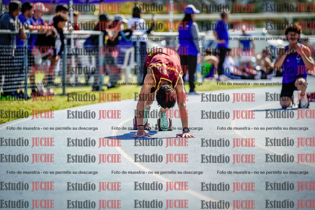 Fotos de los 400 m llanos de varones