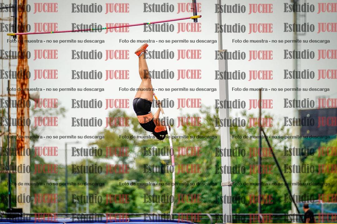 Fotos del salto con garrocha de mujeres y varones