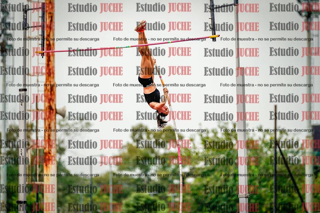 Fotos del salto con garrocha de mujeres y varones