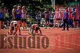 Fotos de los 100 m llanos de varones