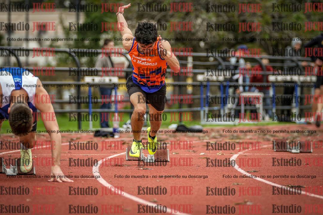 Fotos de los 200 m llanos de varones
