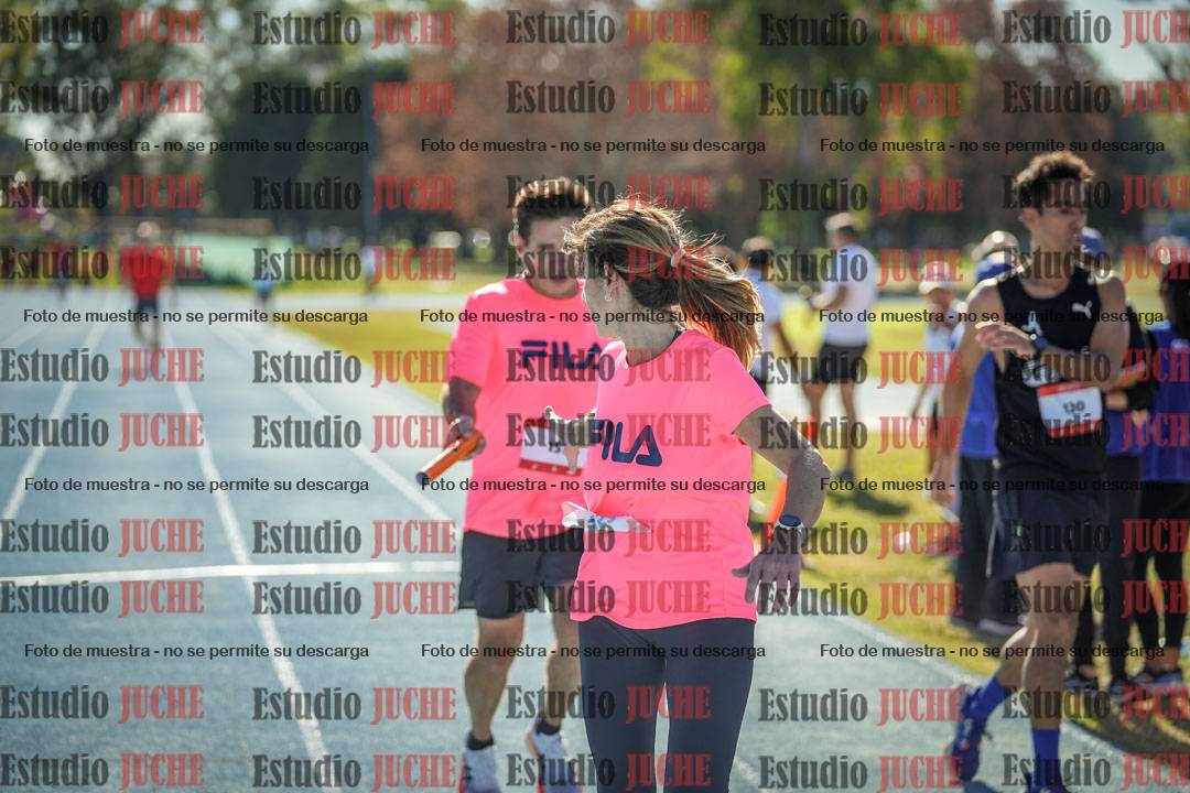 Fotos durante los relevos