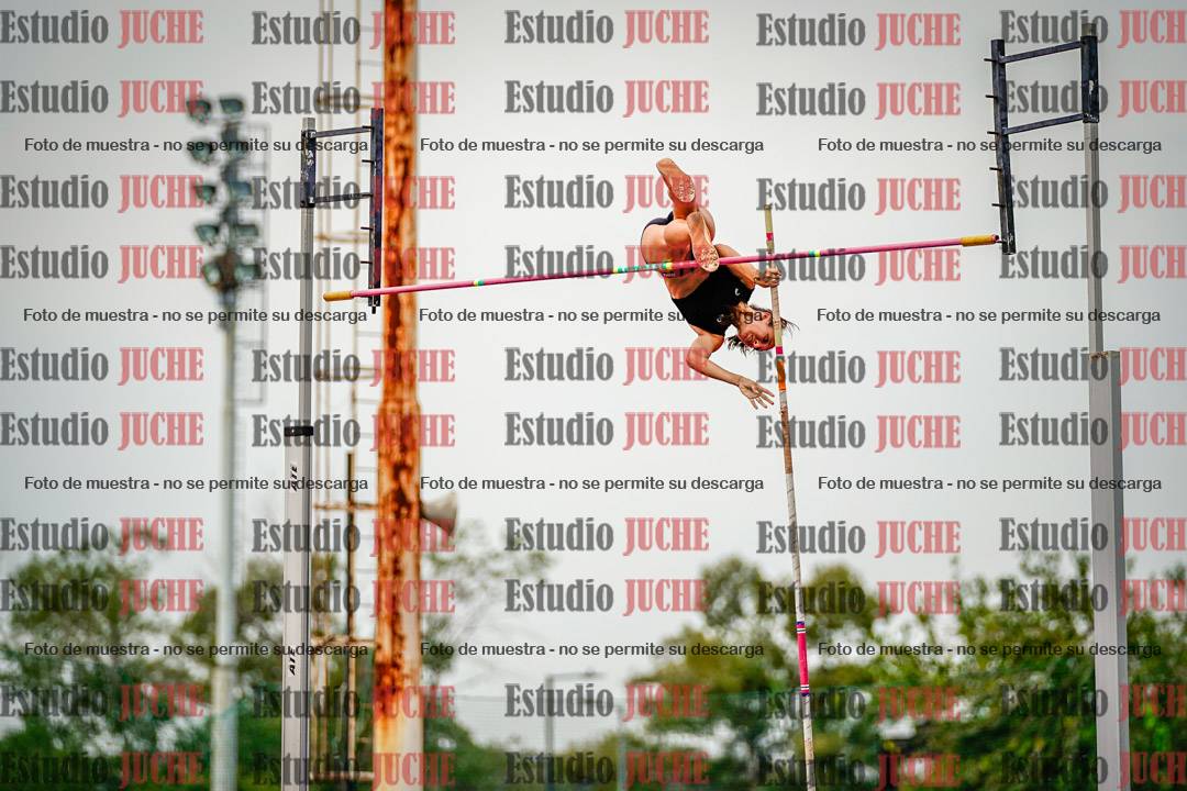 Fotos del salto con garrocha de mujeres y varones