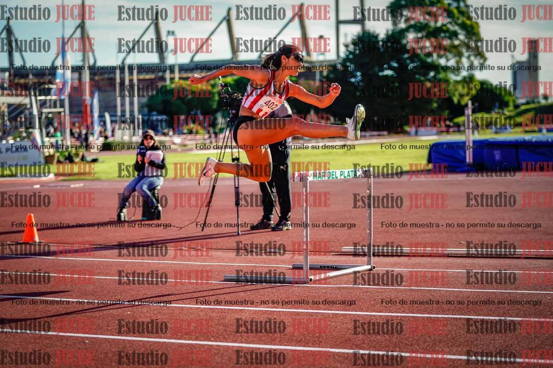 Fotos de los 400 m con vallas de mujeres - FINAL
