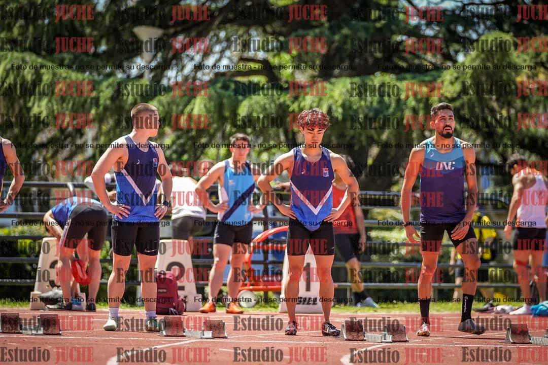 Fotos de los 100 m llanos de varones