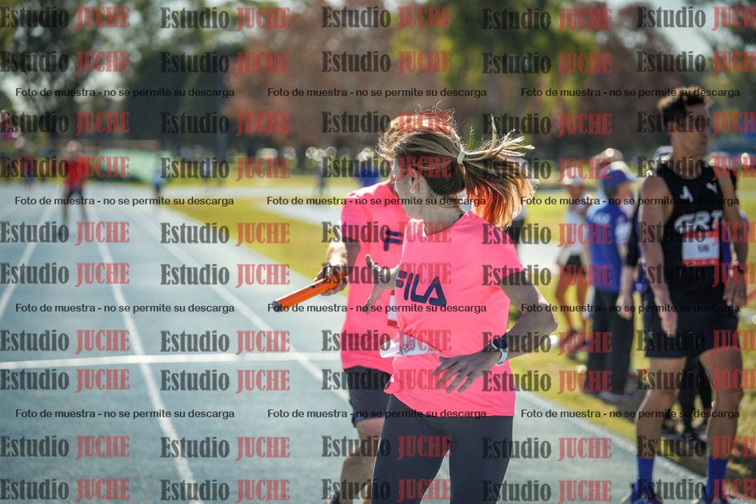 Fotos durante los relevos