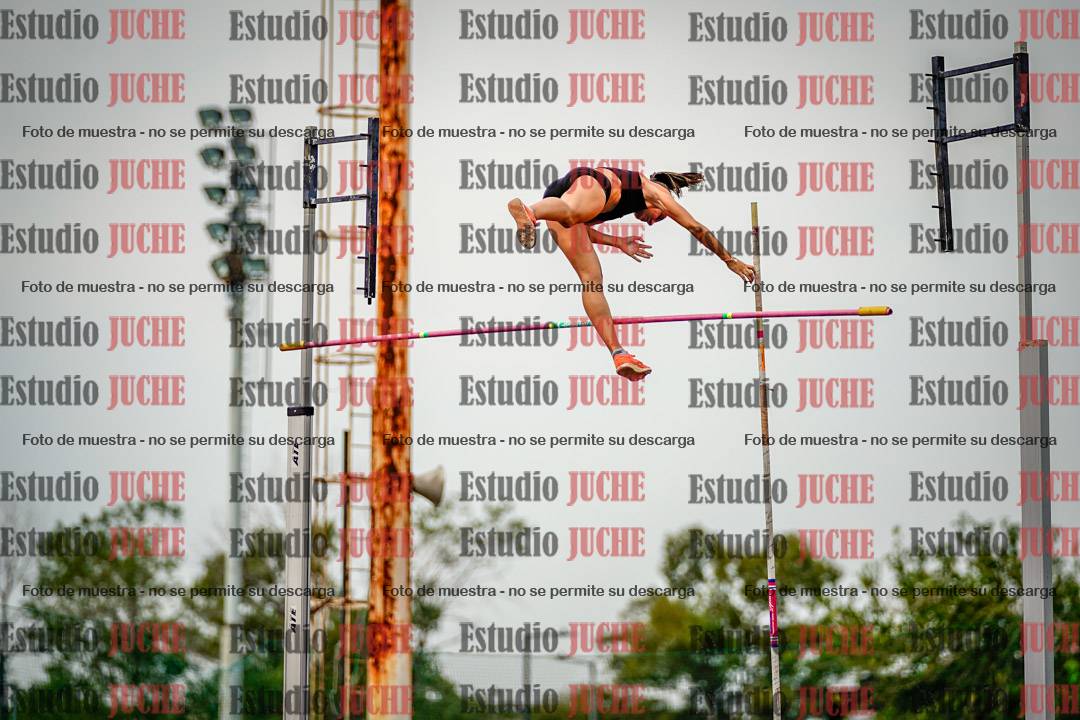 Fotos del salto con garrocha de mujeres y varones
