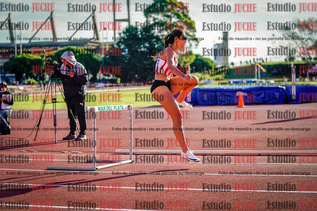 Fotos de los 400 m con vallas de mujeres - FINAL